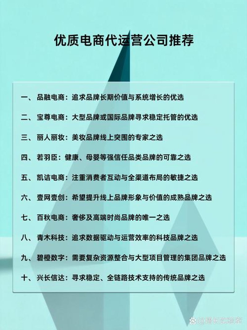 天猫代运营：电子商务行业的隐形翅膀